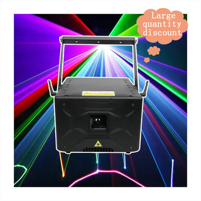 RGB-Laser-DJ-Licht für Disco-Club 1-5w RGB-Full-Colour-Laser-Projektorlicht