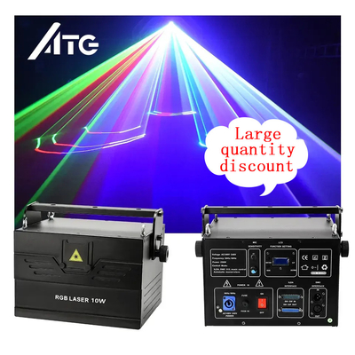 6kg 5-10W RGB Vollfarbenlicht Disco Nachtclub Spezialeffekt Led Bühnenleuchten Außenlicht Laserlicht Laser Dj