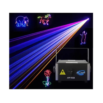 ATG 6W RGB Bühnenlaserbeleuchtung für DMX512 Fernbedienung LED-Leuchten Proje DJ KTV Disco