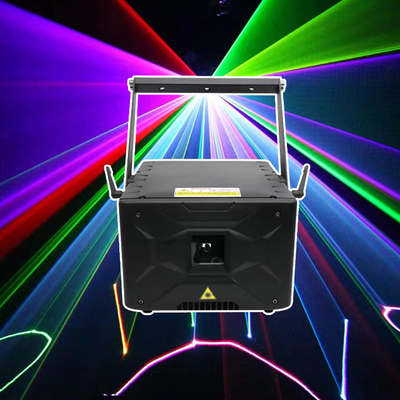 50000 Stunden Zeit Laserlicht 10W RGBW Bühnenbild RGB Animation DJ Disco Licht