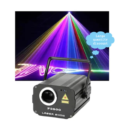 RGB-Animation Laserstrahlleuchten 1800mw 1.8w DMX512 Steuerung für Hochzeitsbühne