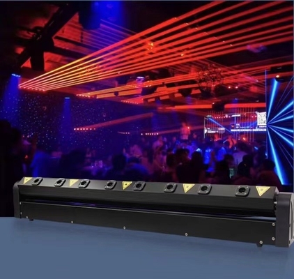 8 Augen RGB-Laser-LED-Barlicht 50000 Stunden Lebensdauer für Bühnen-Show DJ Disco