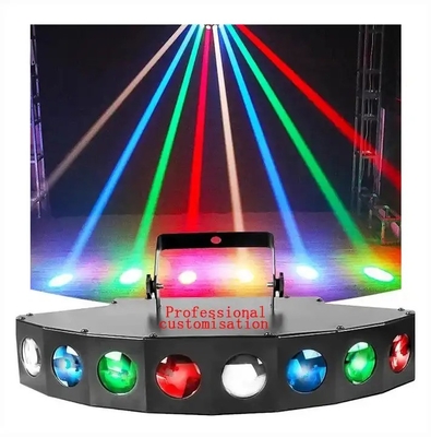 Bewegliche Kopfbühne Laserlicht CRI 85 mit 8 Augen RGBW Strahl